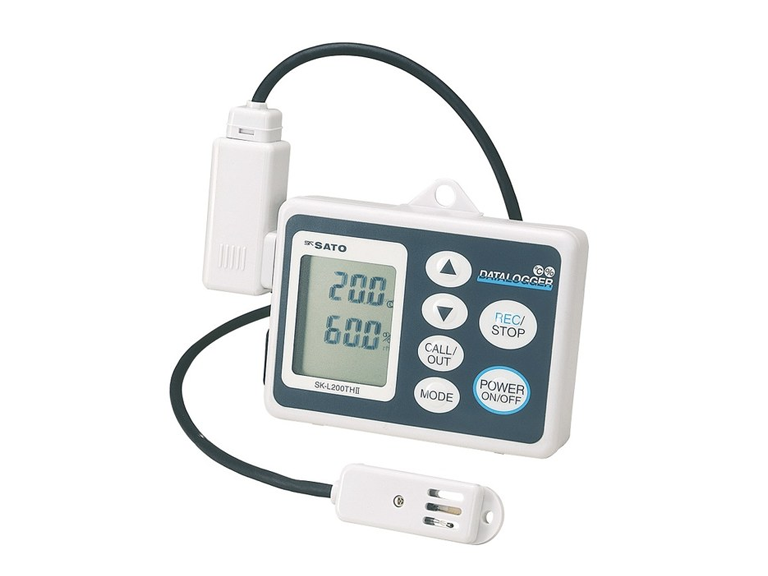 thiết bị ghi nhận dữ liệu nhiệt độ và độ ẩm SK-L200THII thiết bị ghi nhận dữ liệu nhiệt độ và độ ẩm SK-L200THII
